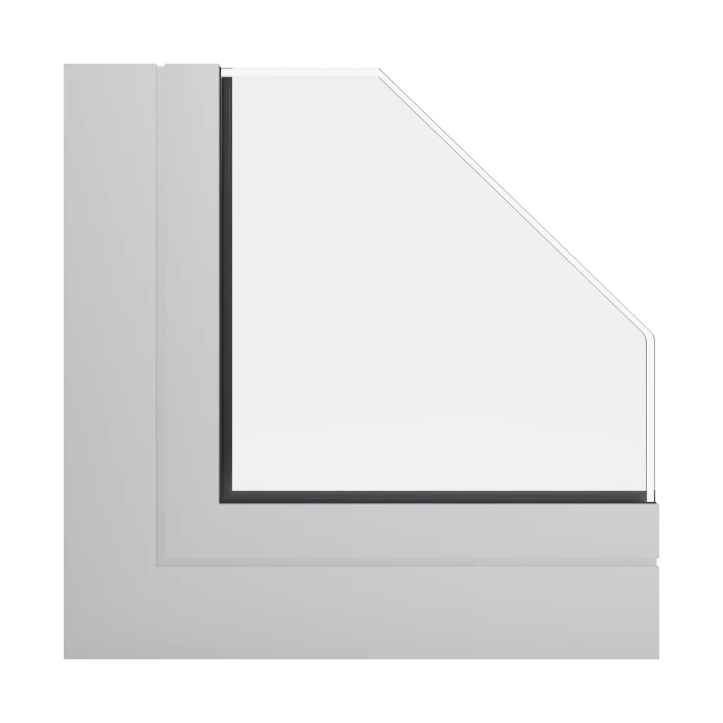 RAL 9002 Grey white windows window-profiles aluprof mb-86-si