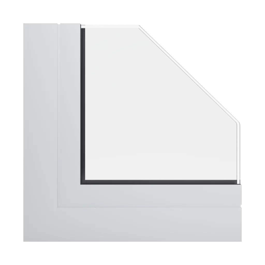 RAL 9003 Signal white windows window-profiles aluprof mb-86-si