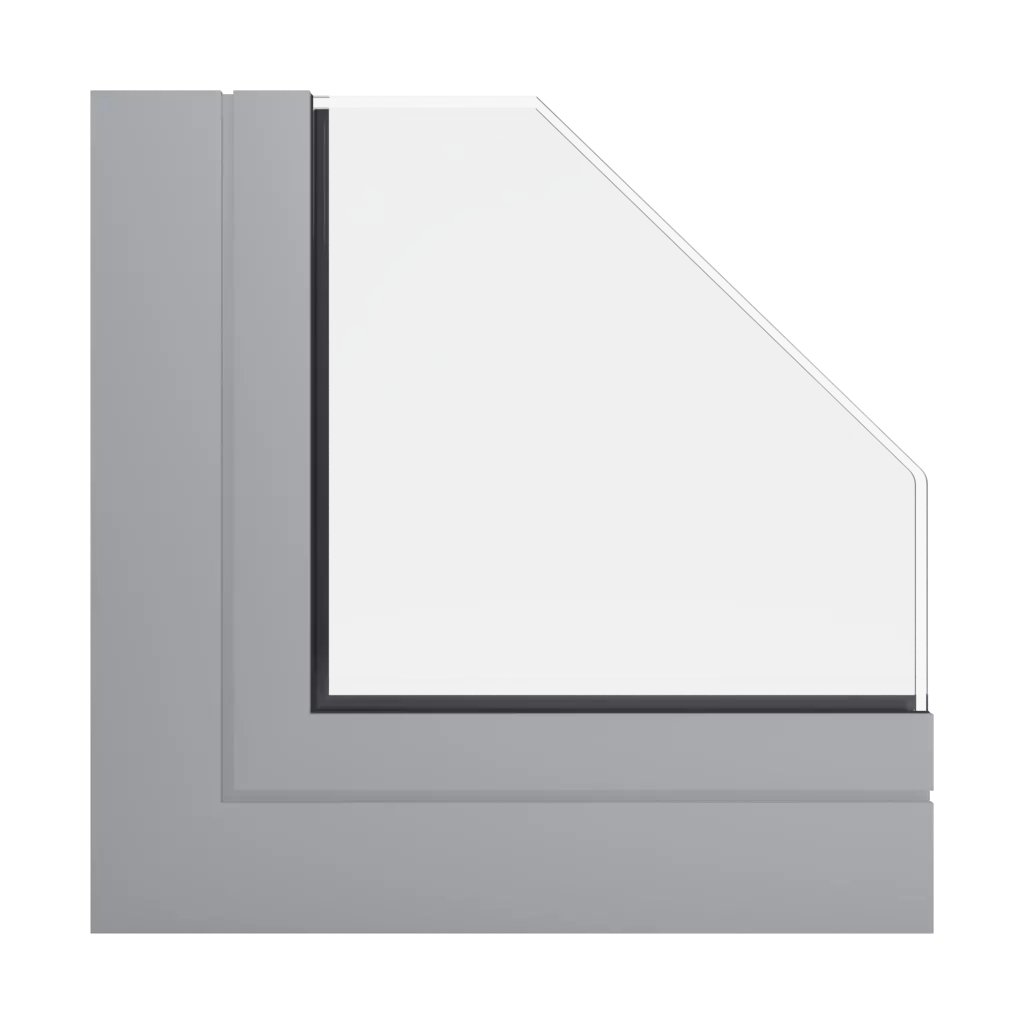 RAL 9006 White aluminium windows window-profiles aluprof fire-rated-glazed-roofs