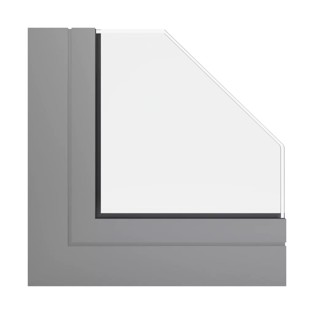 RAL 9007 Grey aluminium windows window-color aluminum-ral   