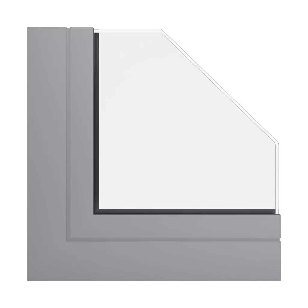 RAL 9022 Pearl light grey windows window-profiles aluprof mb-77-hs