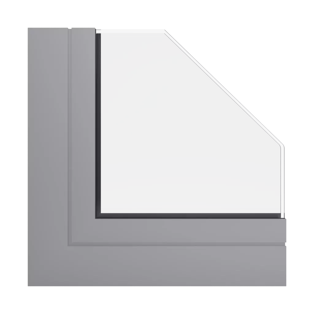 RAL 9022 Pearl light grey windows window-profiles aluprof mb-86-st