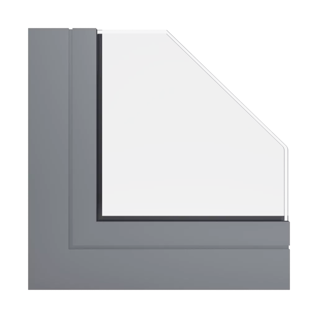 RAL 9023 Pearl dark grey windows window-profiles aluprof mb-86-si