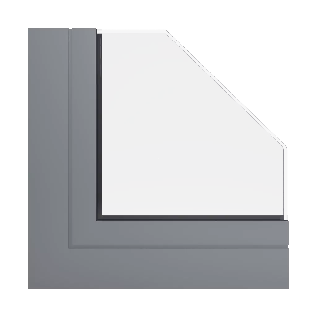 RAL 9023 Pearl dark grey windows window-profiles aluprof mb-70-hi