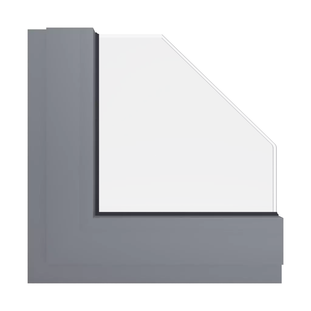 RAL 9023 Pearl dark grey windows window-color aluminum-ral ral-9023-pearl-dark-grey interior