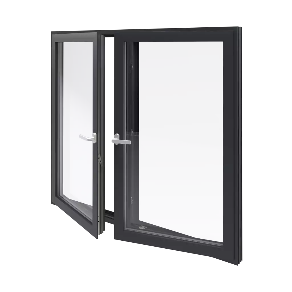 Aluminum windows windows window-profiles aluprof mb-sr50n-efekt